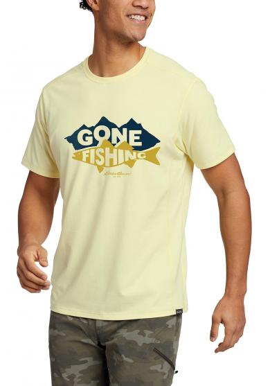 Graphic T-Shirt Gone Fishing Herren