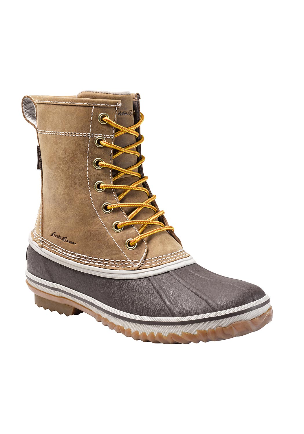 Eddie Bauer ® Hunt Pac Boots - Leder - Hoch Damen Natur Gr. 6