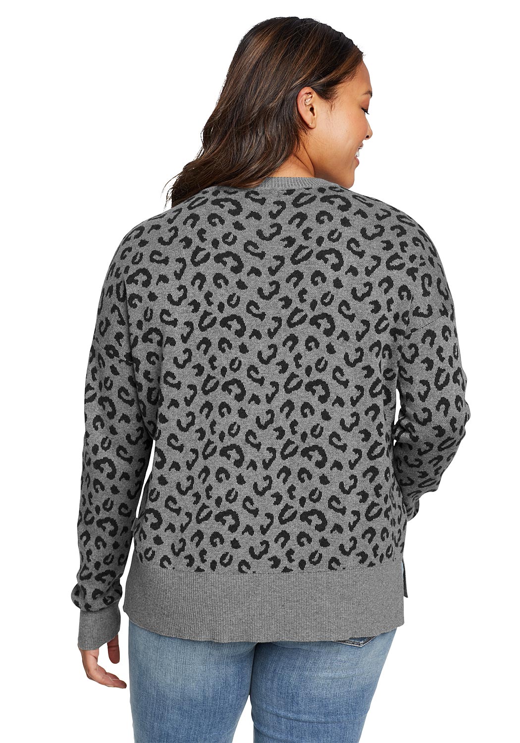 Artikel klicken und genauer betrachten! - Cabin Calling Pullover Damen Grau Gr. XL Dieser Pullover mit Rundhalsausschnitt fühlt sich fantastisch an. Hergestellt aus ultraweichem Baumwoll-/TENCEL™-Lyocell-Garn, hat es genau den schlichten Stil und Komfort, um es zu einem Alltagsliebling zu machen. | im Online Shop kaufen